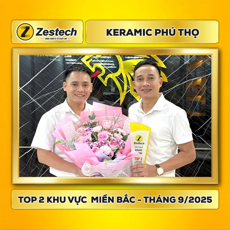 KERAMIC PHÚ THỌ - TOP 2 KHU VỰC MIỀN BẮC - THÁNG 92025