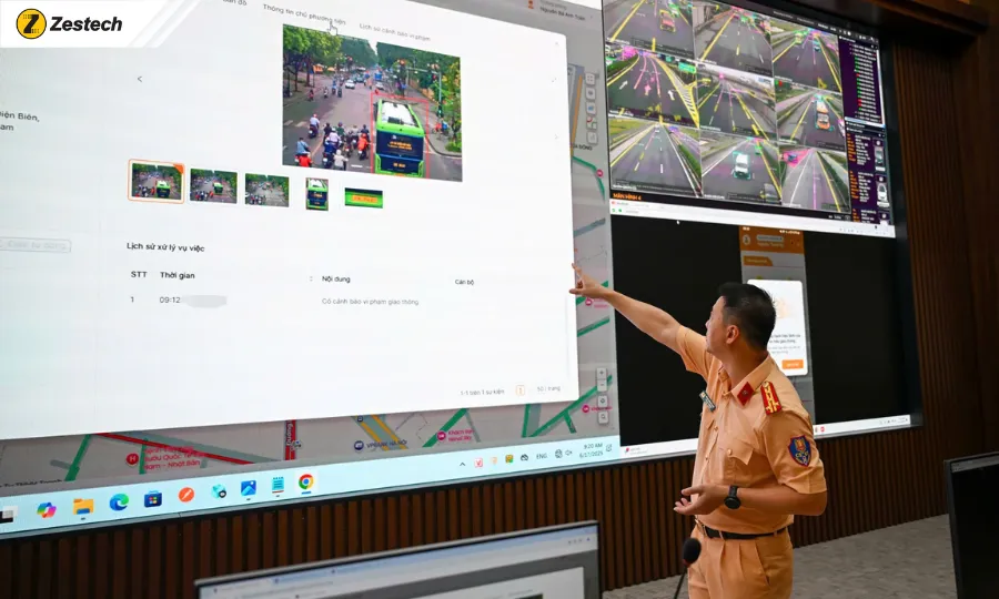 Ứng dụng trí tuệ nhân tạo (AI) vào hệ thống camera giám sát giao thông
