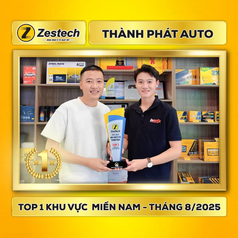Zestech vinh danh Thành Phát Auto-Top 1 miền Nam tháng 8-2025