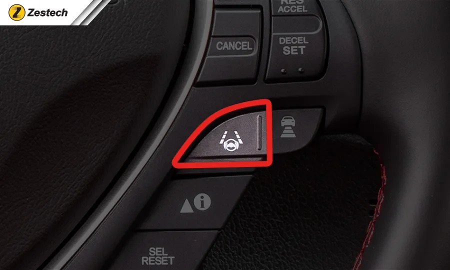 Biểu tượng xe lệch làn