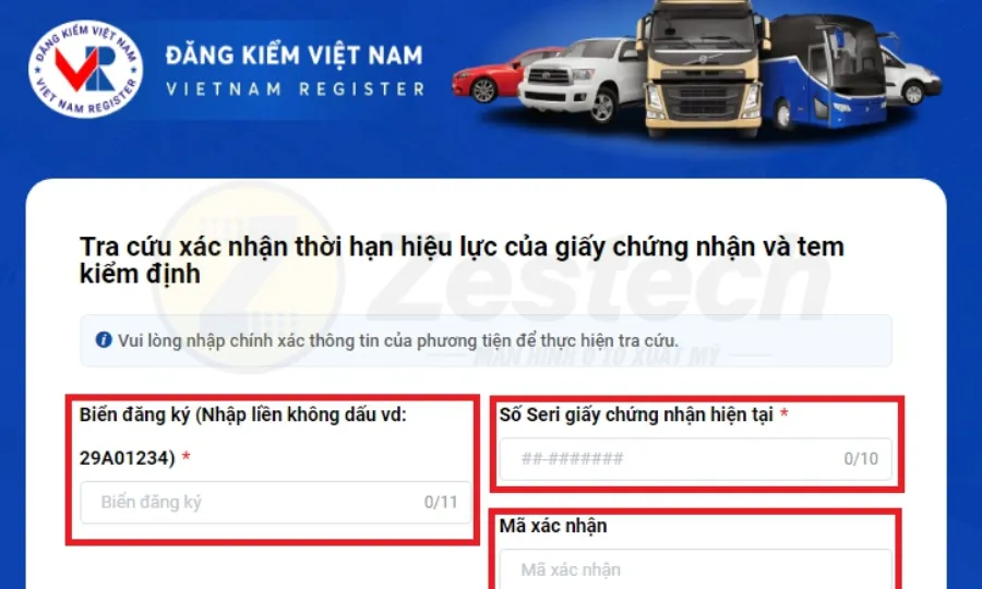 Gia hạn đăng kiểm tự động online