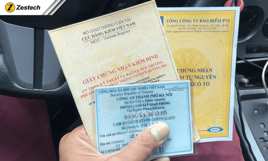 Giấy tờ khi gia hạn đăng kiểm