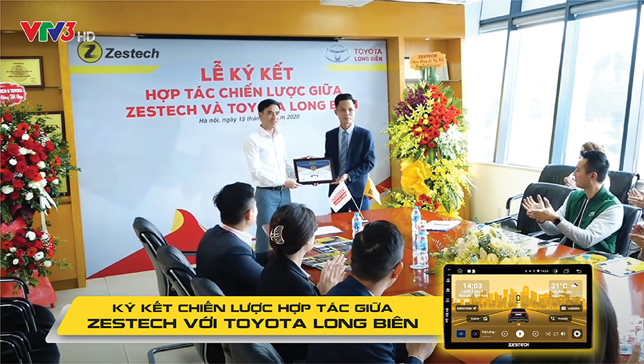Lễ ký kết hợp tác chiến lược giữa Zestech & Toyota Long Biên