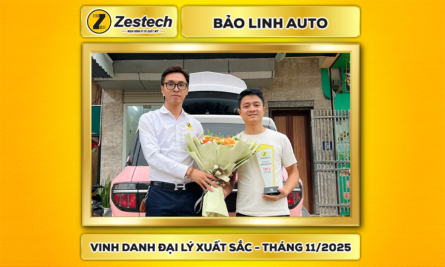 Vinh danh Bảo Linh Auto – Đại lý xuất sắc tháng 11/2025 – Khu vực miền Bắc