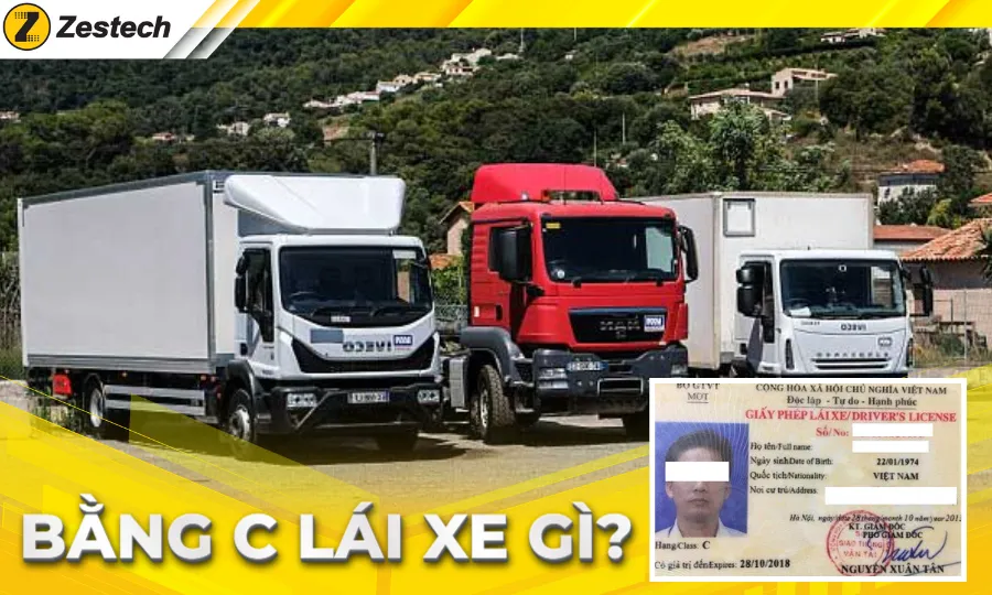 Bằng C đi được xe gì 2025? Có mấy loại bằng C? 1 Bằng C đi được xe gì