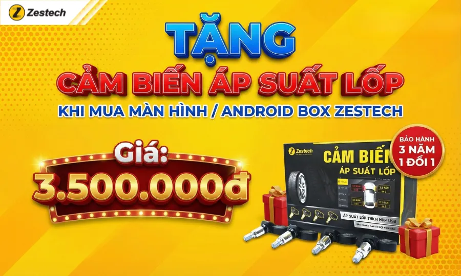 Cảm biến áp suất lốp ô tô: 4 lợi ích giúp lái xe an toàn 8 Mua Màn hình / Android Box Zestech tặng cảm biến áp suất lốp ô tô