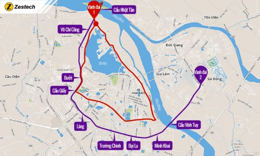 2Giai đoạn 2028 – Mở rộng phạm vi Hà Nội cấm xe máy xăng sang một phần Vành đai 2