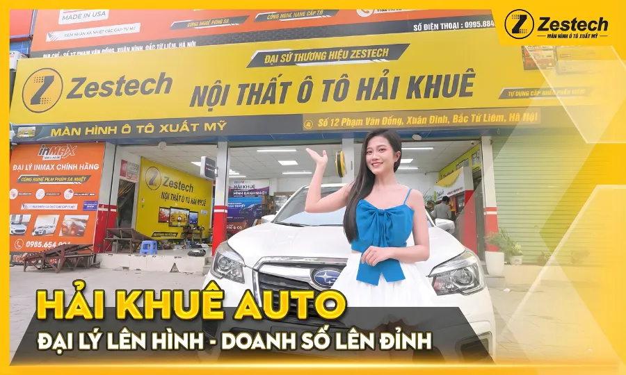 [Review] Hải Khuê Auto lắp đặt Màn hình Zestech Z18 360