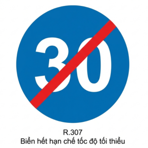 Bien bao giao thong ve toc do 7