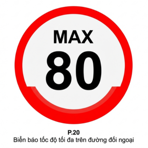 Bien bao giao thong ve toc do 8
