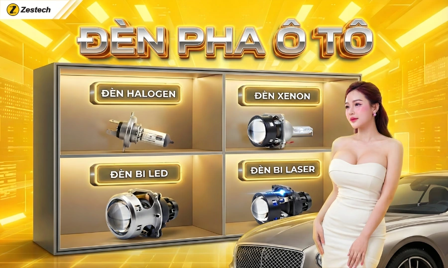 Các loại đèn pha ô tô Zestech & Báo giá 2026 1 Các loại đèn pha ô tô Zestech & Báo giá 2026