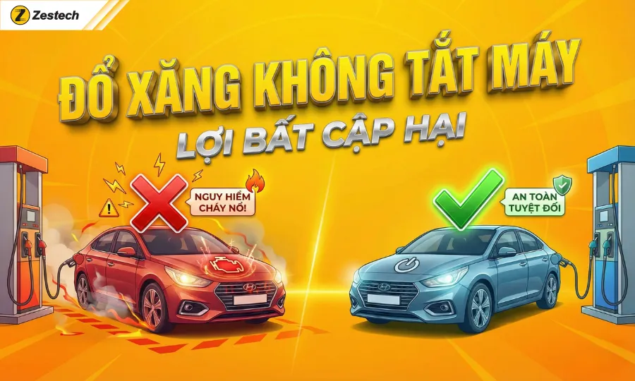 Khi đổ xăng oto có nên tắt máy? Câu trả lời từ chuyên gia kỹ thuật 1 Khi đổ xăng oto có nên tắt máy