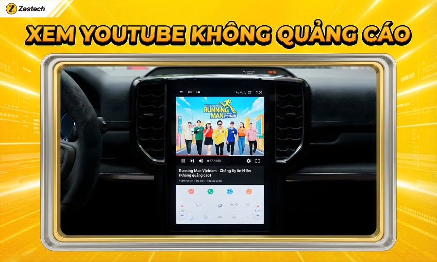 Kiên Anh Auto: Lắp đặt Android Box Zestech DX300 chính hãng 4 Xem youtube không quảng cáo trên Android Box Zestech DX300