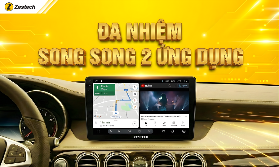 Đa nhiệm chạy song song 2 ứng dụng