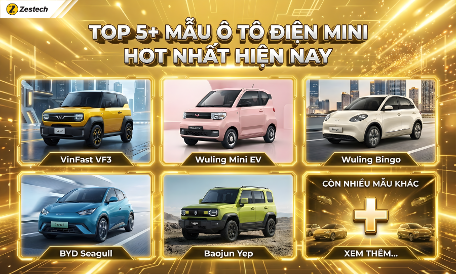 Top 5+ xe ô tô điện mini đáng mua nhất 2026