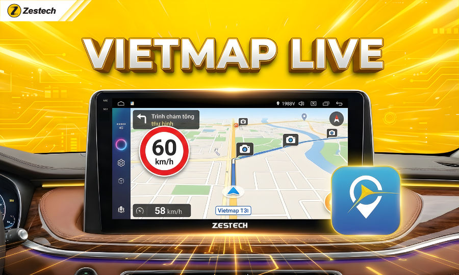 Top 1 - Phần mềm cảnh báo tốc độ Vietmap Live