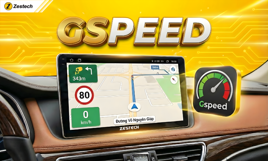 Top 4 - Phần mềm cảnh báo tốc độ GSpeed