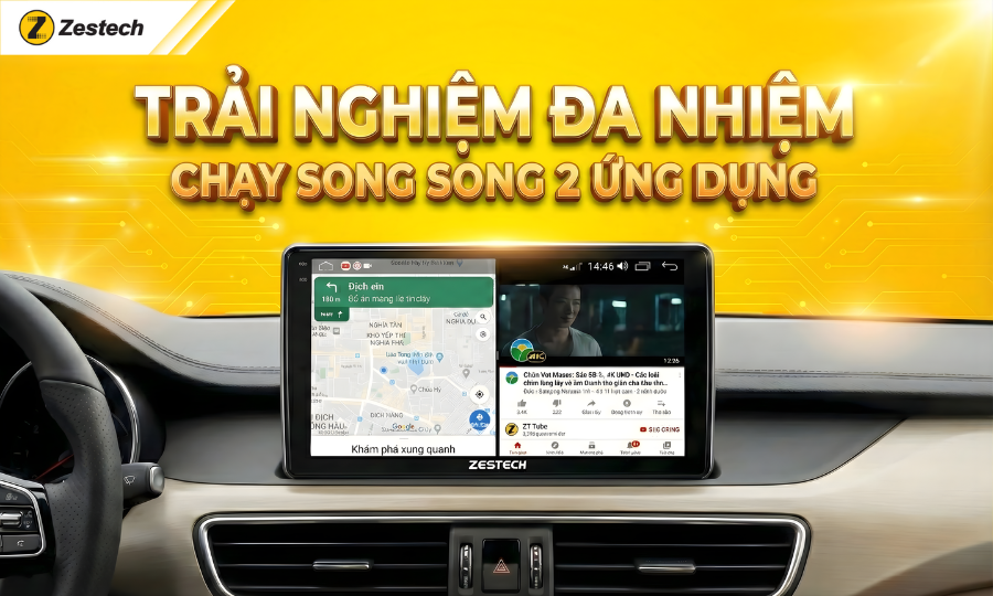 Chia đôi màn hình (Split Screen) - Đa nhiệm đẳng cấp