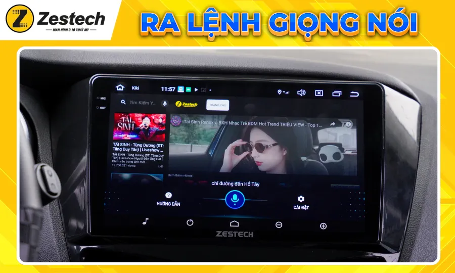 Đến Kiên Anh Auto lắp Zestech ZT360 Base - Ông vua phân khúc màn hình 2K-360 4 Ra lệnh giọng nói-ZT360 Base-Kiên Anh Auto
