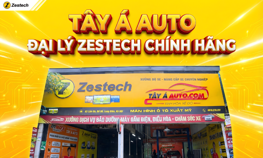Tây Á Auto: Lắp đặt Màn hình Zestech ZT360G chính hãng 1 Tây Á Auto - Trung tâm lắp đặt Màn hình Zestech uy tín