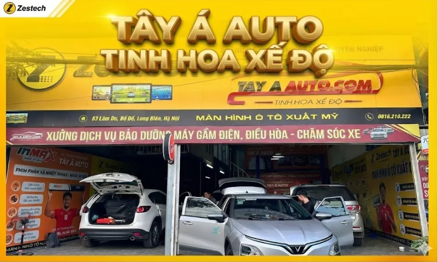"Biến hình" màn Zin cùng Android Box Zestech DX265 tại Tây Á Auto Long Biên 1 Tây Á Auto - Tinh hoa xế độ