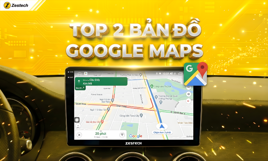 TOP 2 - Bản đồ chỉ đường Google Maps