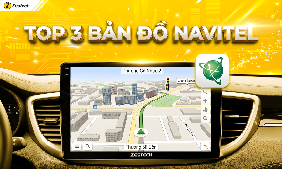 TOP 3 - Bản đồ chỉ đường Navitel