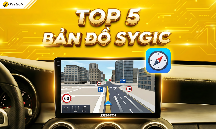 TOP 5 - Bản đồ chỉ đường Sygic