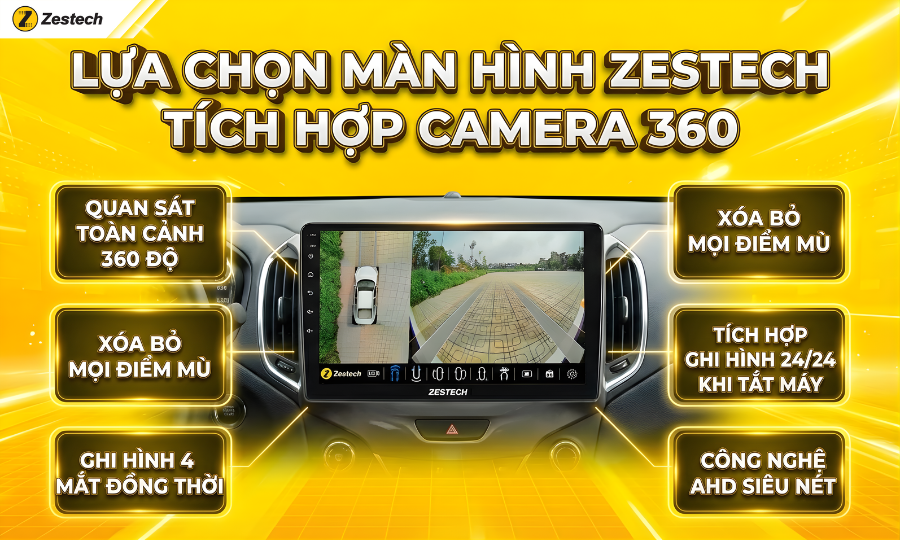 Hướng dẫn cách lắp camera hành trình phía sau đơn giản tại nhà 9 Tại sao nên chọn Camera hành trình và Màn hình Android Zestech