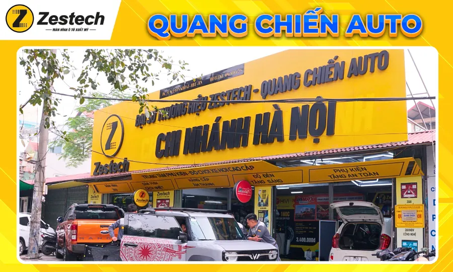 Lên màn Zestech Z100 tại Quang Chiến Auto: Ngon - Mượt - Giá tốt 1 Đại lý Zestech-Quang Chiến Auto