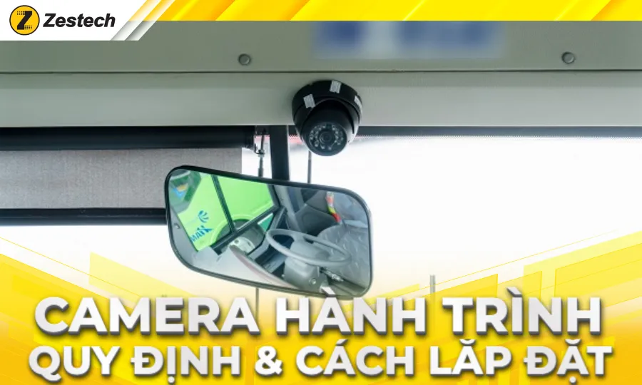Quy định và hướng dẫn lắp camera hành trình cho xe tải 1 Lắp camera hành trình xe tải