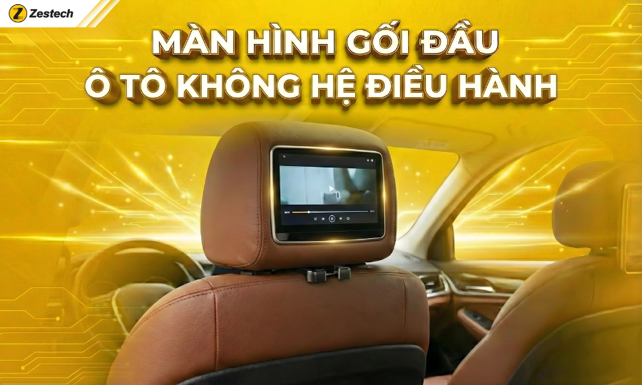 Màn hình gối đầu ô tô: Top 5+ lợi ích & kinh nghiệm lắp đặt 6 Màn hình gối đầu ô tô không có hệ điều hành (Màn hình phụ)