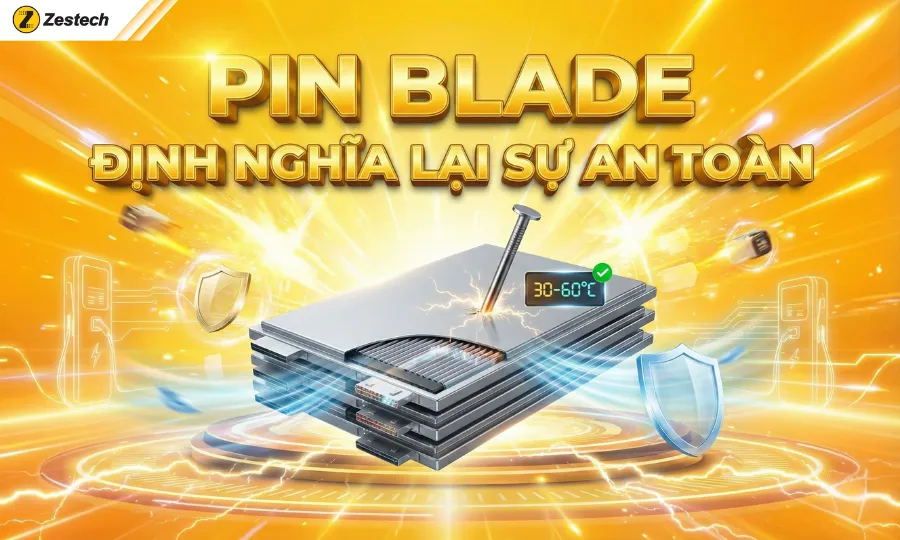 Xe điện BYD - "Kẻ soán ngôi" Tesla với những công nghệ đột phá 3 Pin Blade trên xe BYD