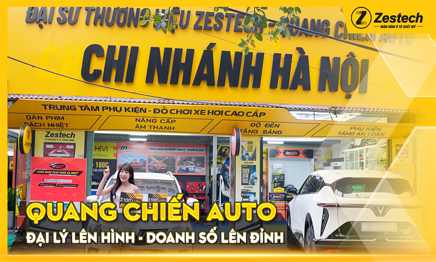 Lên màn Zestech Z100 tại Quang Chiến Auto: Ngon – Mượt – Giá tốt