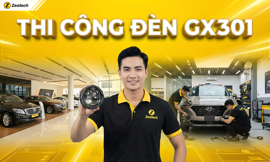 Thành Gia Auto: Nâng cấp Đèn Bi Gầm Zestech GX301 siêu sáng 4 Thành Gia Auto là đơn vị phân phối, thi công Đèn Bi Gầm Zestech GX301 chính hãng
