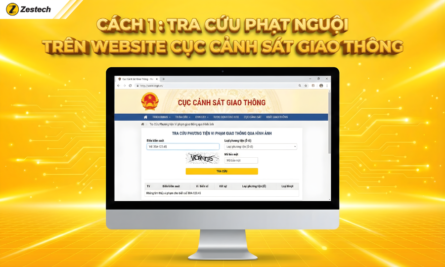 Hướng dẫn tra cứu phạt nguội Hà Nội với 4 cách nhanh & chuẩn 3 Cách 1: Tra cứu phạt nguội Hà Nội trên website Cục Cảnh sát giao thông