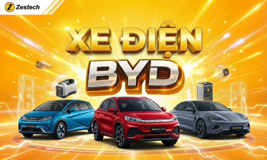 Xe điện BYD - "Kẻ soán ngôi" Tesla với những công nghệ đột phá 1 XE ĐIỆN BYD