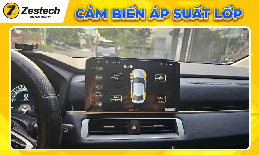 Lên màn Zestech Z100 tại Quang Chiến Auto: Ngon - Mượt - Giá tốt 6 Zestech Z100-Cảm biến áp suất lốp