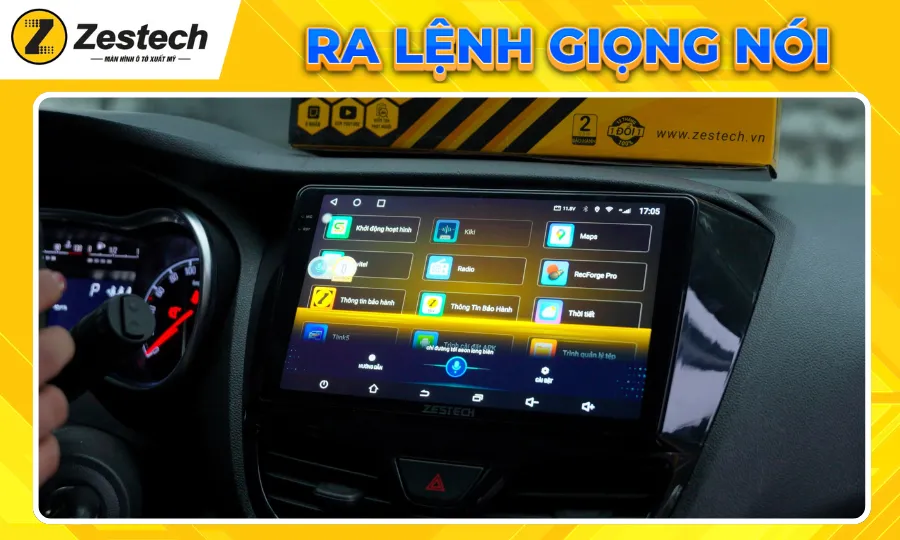 Lên màn Zestech Z100 tại Quang Chiến Auto: Ngon - Mượt - Giá tốt 4 Zestech Z100-Ra lệnh giọng nói
