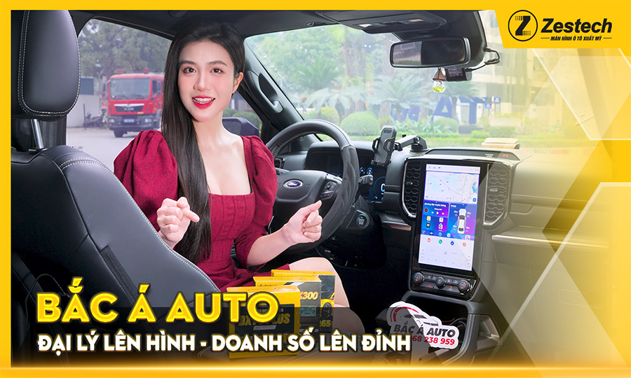 Trải nghiệm Android Box Zestech tại Bắc Á Auto