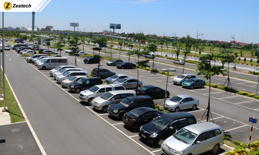 Danh sách bãi gửi xe ô tô & xe máy uy tín tại Hà Nội 1 Bãi gửi xe tại nhà ga sân bay Nội Bài