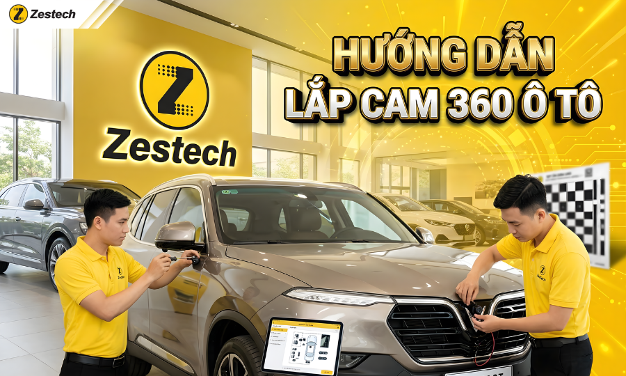 Hướng dẫn tự lắp Cam 360 ô tô tại nhà chuẩn xác nhất 1 Hướng dẫn tự lắp Cam 360 ô tô tại nhà chuẩn xác nhất