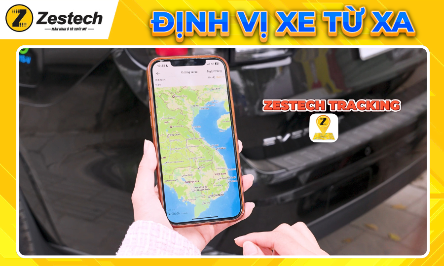 Trải nghiệm Android Box Zestech tại Bắc Á Auto 4 Định vị xe từ xa-Android Box Zestech