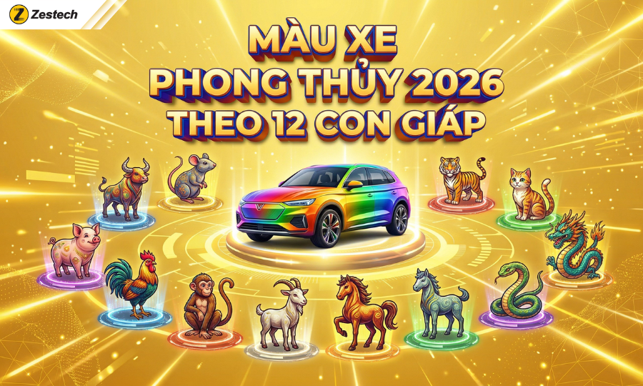 Top màu ô tô phong thủy năm 2026 cho 12 con giáp 1 Top màu ô tô phong thủy năm 2026 cho 12 con giáp