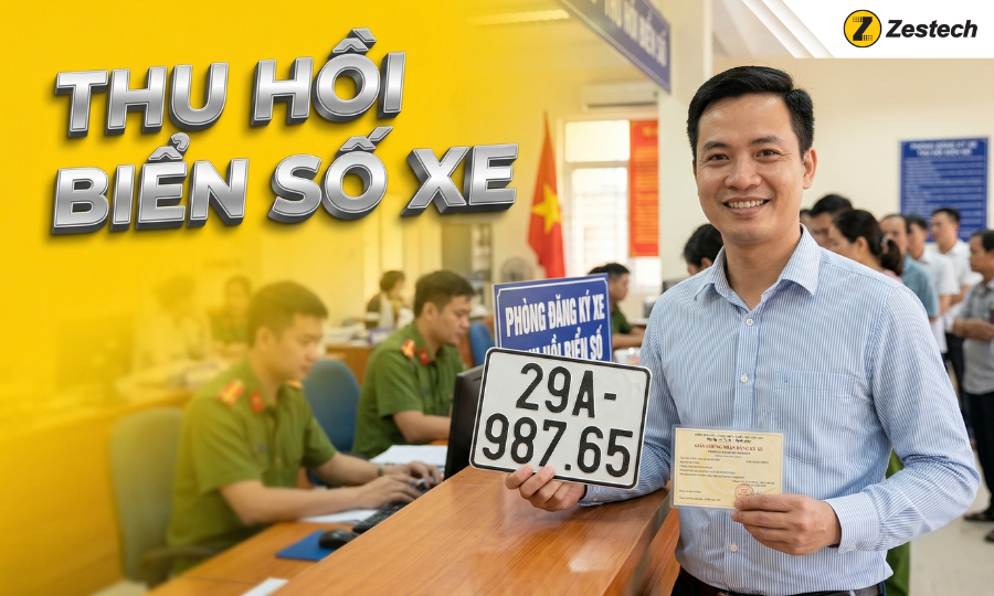 Thủ tục thu hồi biển số xe: Hướng dẫn chi tiết, nhanh gọn từ A-Z 1 Thu hồi biển số xe
