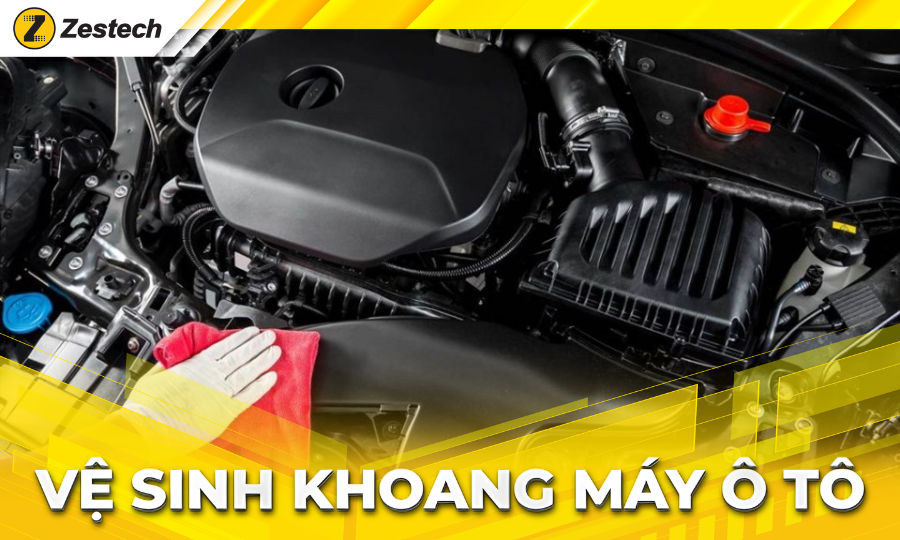 Quy trình 7 bước vệ sinh khoang máy ô tô chuẩn detailing 1 Quy trình 7 bước vệ sinh khoang máy ô tô chuẩn detailing