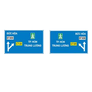 Nguyên tắc lái xe đường lên cao tốc & các quy định, biển báo khi lưu thông 6 Bien IE.450b