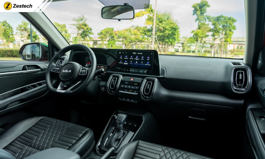 Đánh giá xe Kia Sonet 2026: Thông số & bảng giá lăn bánh 8 Khu vực khoang lái Kia New Sonet