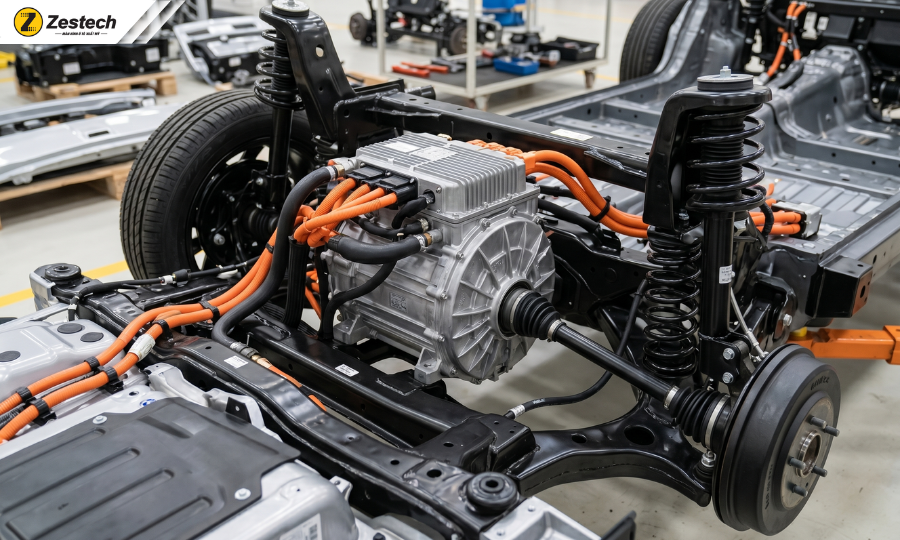 Đánh giá xe điện VinFast VF3: Thiết kế, bảng giá và thông số 9 Động cơ xe ô tô điện VinFast VF3