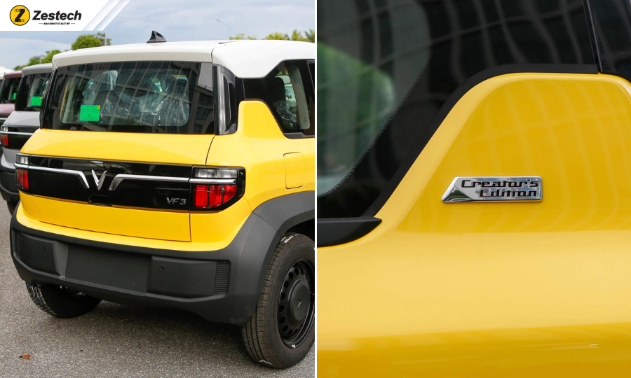 Đánh giá xe điện VinFast VF3: Thiết kế, bảng giá và thông số 6 Cụm đuôi xe điện VinFast VF3